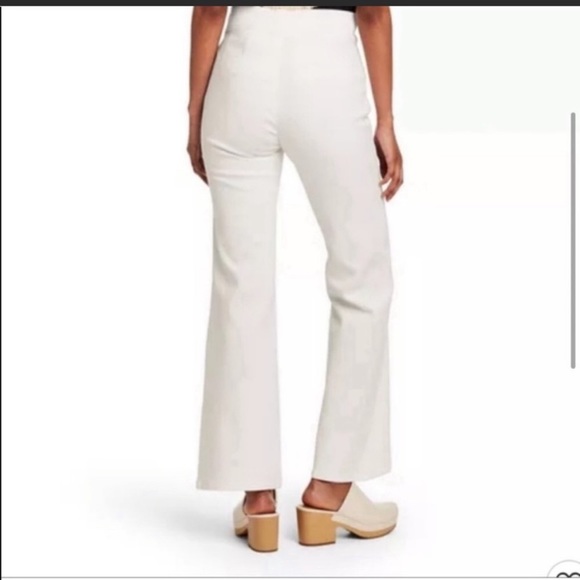 NWT Victor Glemaud x Target High Rise Flare Jeans White size 0 - Picture 2 of 10